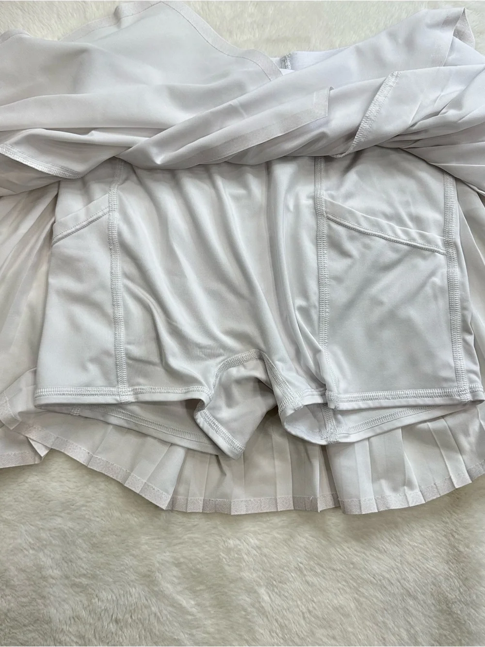 Alo Yoga Aces Tennis Skirt - White XXS